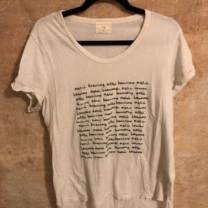 Anthropologie “merci beacoup” t-shirt